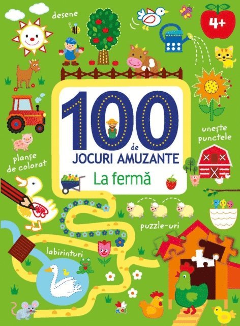 Fara Autor - 100 de jocuri amuzante. La fermă, E-bok
