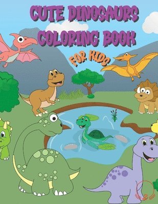 Steven Cottontail Manor - Cute Dinosaur Coloring Book for Kids, Häftad
