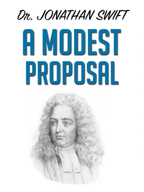 Jonathan Swift - Modest Proposal, E-bok