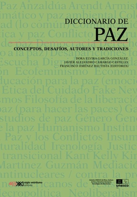 Francisco Jimenez Bautista, Javier Alejandro Camargo Castillo, Dora Elvira Garcia Gonzalez - Diccionario de Paz, E-bok