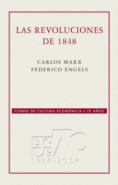 Federico Engels, Carlos Marx, Wenceslao Roces - Las Revoluciones de 1848, E-bok