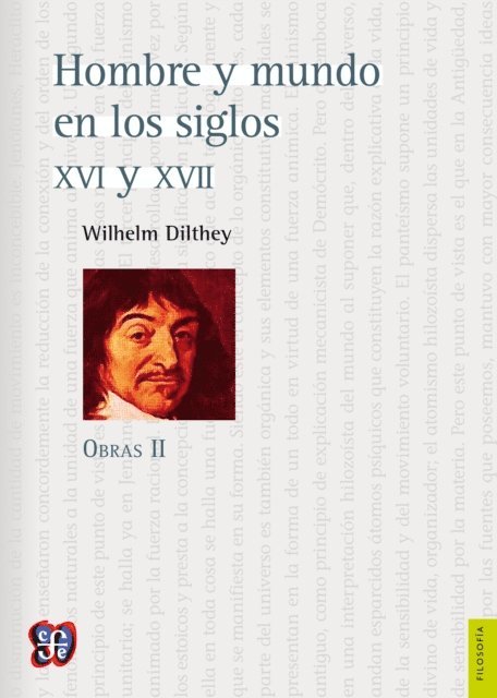 Wilhelm Dilthey, Eugenio Imaz - Obras II. Hombre y mundo en los siglos XVI y XVII, E-bok