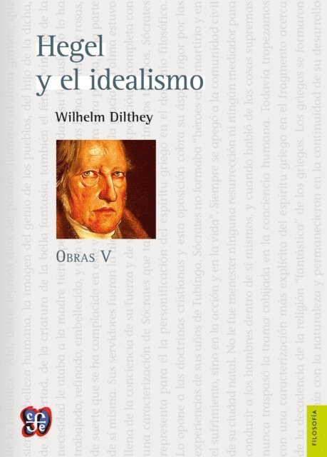 Wilhelm Dilthey, Eugenio Imaz - Obras V. Hegel y el idealismo, E-bok