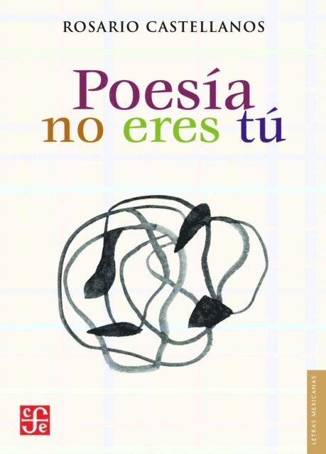 Rosario Castellanos - Poesía no eres tú, E-bok. Tillgänglighet: Lägg i varukorg