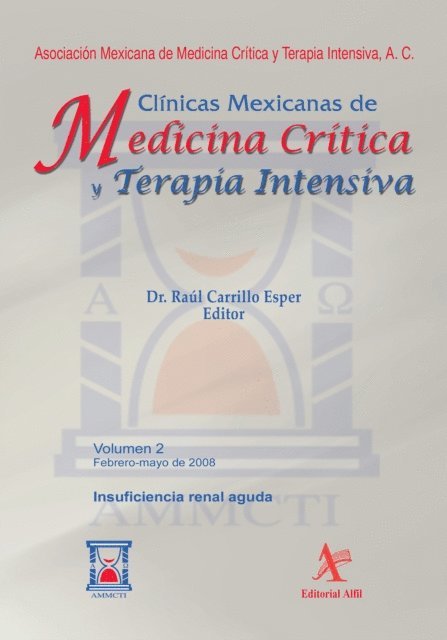 Manuel Antonio Diaz de Leon Ponce, Raul Carrillo Esper - Insuficiencia renal aguda Vol. 02, E-bok