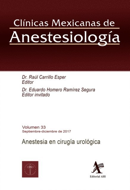 Eduardo Homero Ramirez Segura, Raul Carrillo Esper - Anestesia en cirugía urológica, E-bok