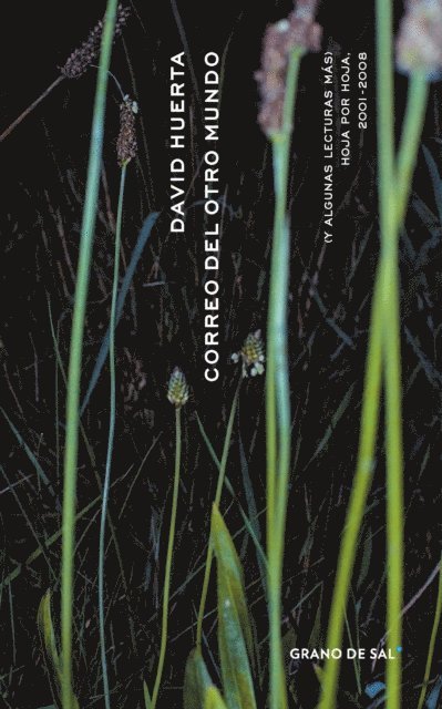 David Huerta - Correo del otro mundo (y algunas lecturas más), E-bok