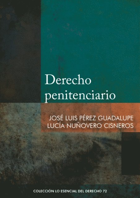 Lucia Nunovero Cisneros, Jose Luis Perez Guadalupe - Derecho penitenciario, E-bok