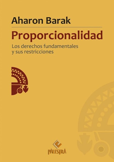 Aharon Barak - Proporcionalidad, E-bok