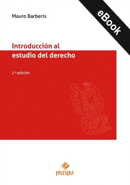 Mauro Barberis - Introducción al estudio del derecho, E-bok
