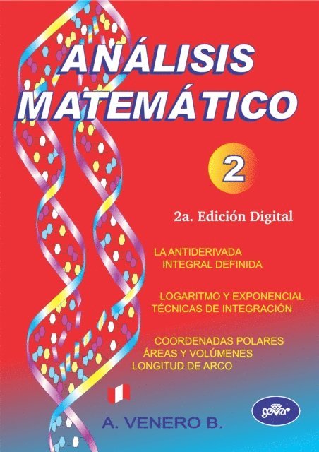 Jesus Armando Venero Baldeon - ANÁLISIS MATEMÁTICO 2 (2a Edición), E-bok. Tillgänglighet: Lägg i varukorg
