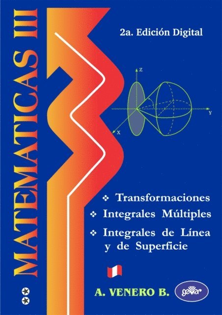 Jesus Armando Venero Baldeon - MATEMÁTICAS III (2a Edición), E-bok. Tillgänglighet: Lägg i varukorg