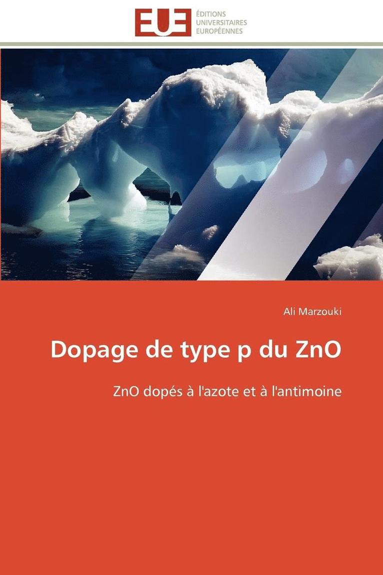 Dopage de type p du zno