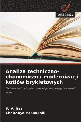P V Rao, Chaitanya Ponnapalli - Analiza techniczno-ekonomiczna modernizacji kotlów brykietowych, Häftad