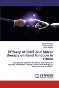 Efficacy of CIMT and Mirror therapy on hand function in stroke