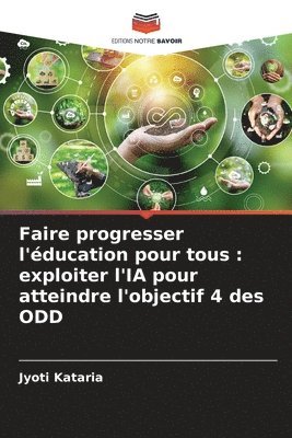 Jyoti Kataria - Faire progresser l'éducation pour tous, Häftad