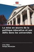 mise en oeuvre de la politique éducative et ses défis dans les universités