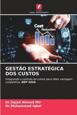 Dr Sajad Ahmad Mir, Dr Mohammad Iqbal - Gestão Estratégica DOS Custos, Häftad