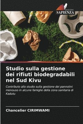Studio sulla gestione dei rifiuti biodegradabili nel Sud Kivu