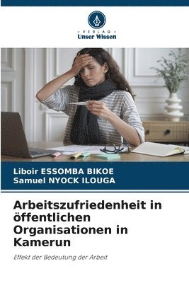 Liboir Essomba Bikoe, Samuel Nyock Ilouga - Arbeitszufriedenheit in öffentlichen Organisationen in Kamerun, Häftad. Tillgänglighet: Lägg i varukorg