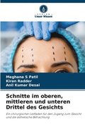 Schnitte im oberen, mittleren und unteren Drittel des Gesichts