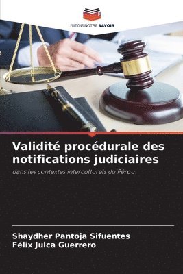 Shaydher Pantoja Sifuentes, Félix Julca Guerrero - Validité procédurale des notifications judiciaires, Häftad