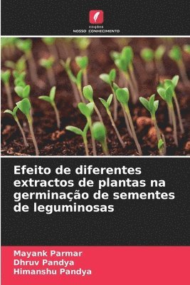Mayank Parmar, Dhruv Pandya, Himanshu Pandya - Efeito de diferentes extractos de plantas na germinação de sementes de leguminosas, Häftad