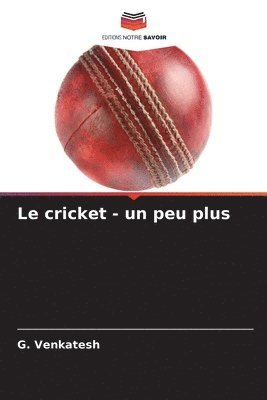 G Venkatesh - cricket - un peu plus, Häftad