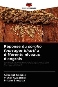 R�ponse du sorgho fourrager kharif � diff�rents niveaux d'engrais