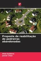Hind Azidane, Jamal Chao - Proposta de reabilitação de pedreiras abandonadas, Häftad