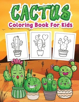 Tonpublish, TonPublish - Cactus Coloring Book for Kids, Häftad