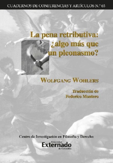 Wolfgang Wohlers - La pena retributiva: ¿algo más que un pleonasmo?, E-bok