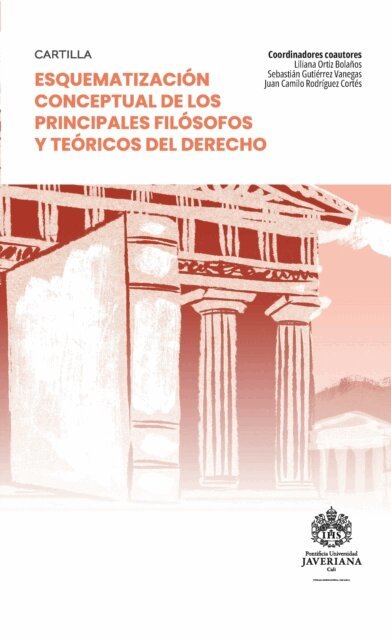 Juan Camilo Rodriguez Cortes, Sebastian Gutierrez Vanegas, Liliana Ortiz Bolanos - Cartilla Esquematizacion conceptual de los principales filosofos y teoricos del Derecho, E-bok