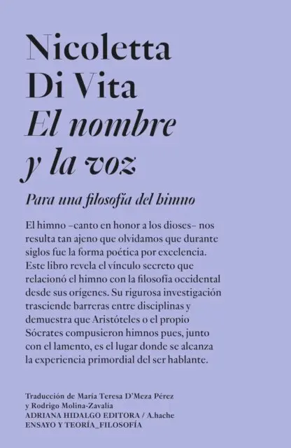 Nicoletta Di vita - El nombre y la voz, E-bok. Tillgänglighet: Lägg i varukorg