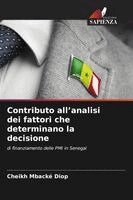 Cheikh Mbacké Diop - Contributo all'analisi dei fattori che determinano la decisione, Häftad