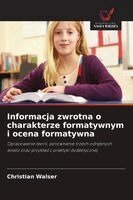 Christian Walser - Informacja zwrotna o charakterze formatywnym i ocena formatywna, Häftad