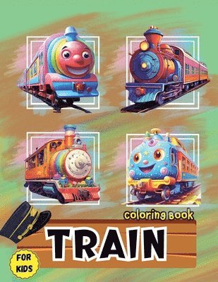 Tobba - Train Coloring Book for Kids, Häftad