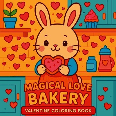 Magical Love Bakery - Valentine Coloring Book