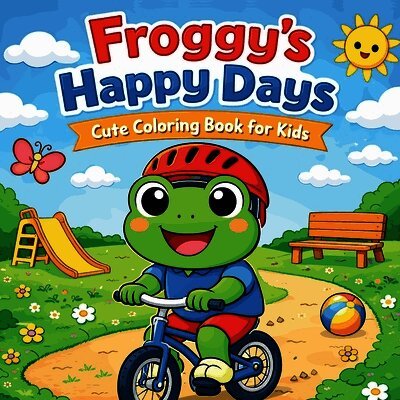 Froggy's Happy Days - Cute Coloring Book for Kids