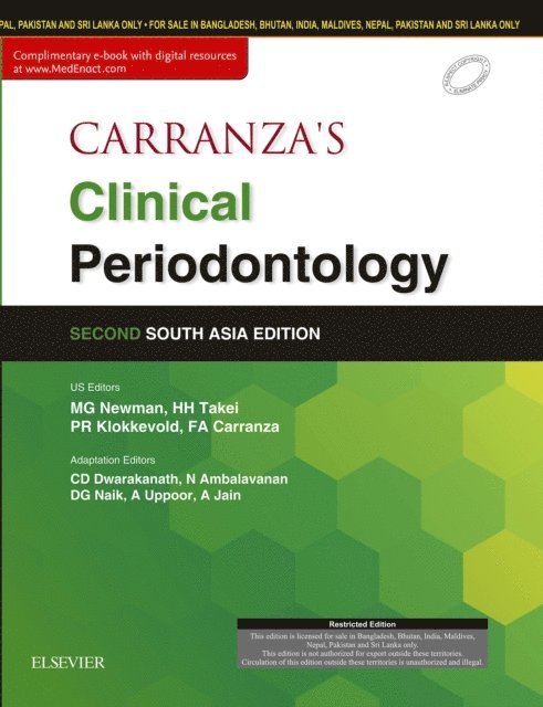 Chini Doraiswami Dwarakanath, Ashish Jain, Ashita Uppoor, Dilip Gopinath Nayak, Namasivayam Ambalavanan - Carranza's Clinical Periodontology - E-Book, E-bok