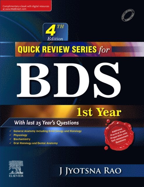 Jyotsna Rao - QRS for BDS I Year, E-bok