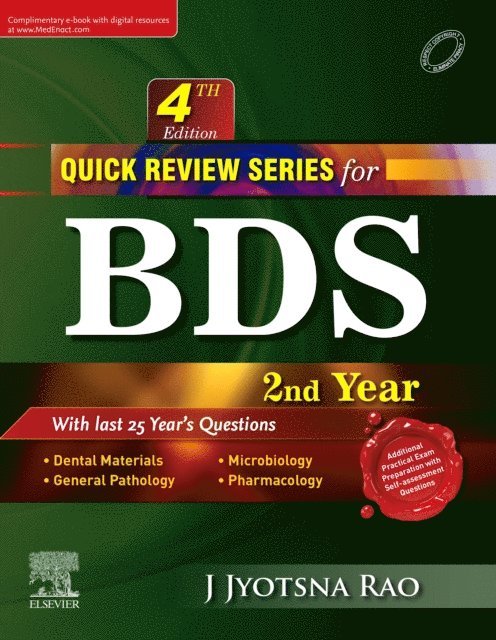 Jyotsna Rao - QRS for BDS 2nd Year-E Book, E-bok