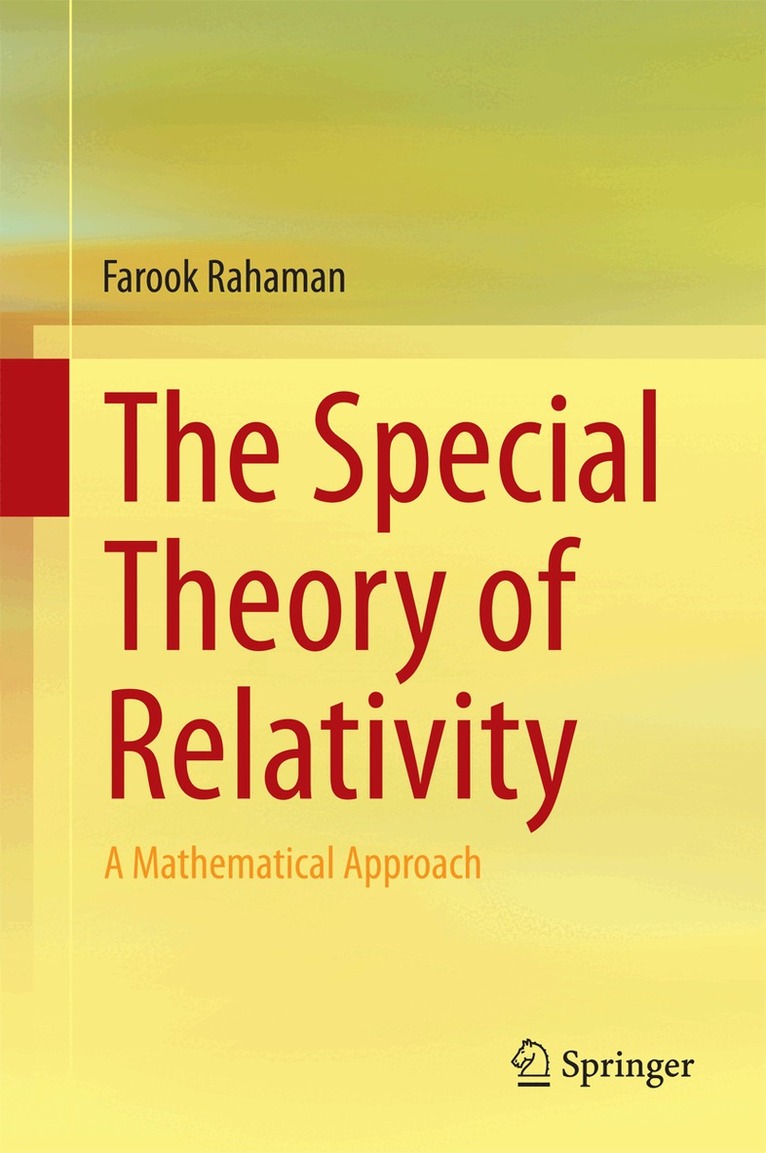Farook Rahaman - Special Theory of Relativity, Inbunden. Tillgänglighet: Lägg i varukorg