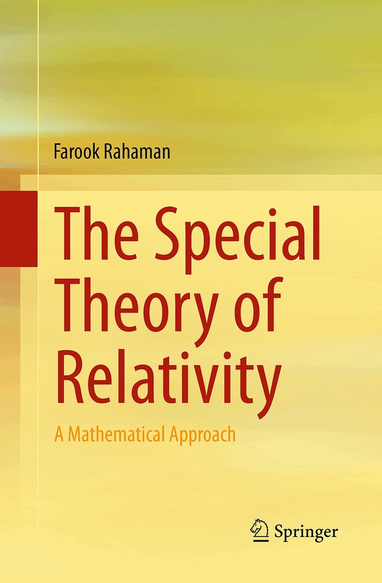 Farook Rahaman - Special Theory of Relativity, Häftad. Tillgänglighet: Lägg i varukorg