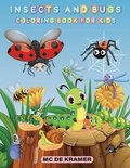 Insects and bugs coloring book for kids