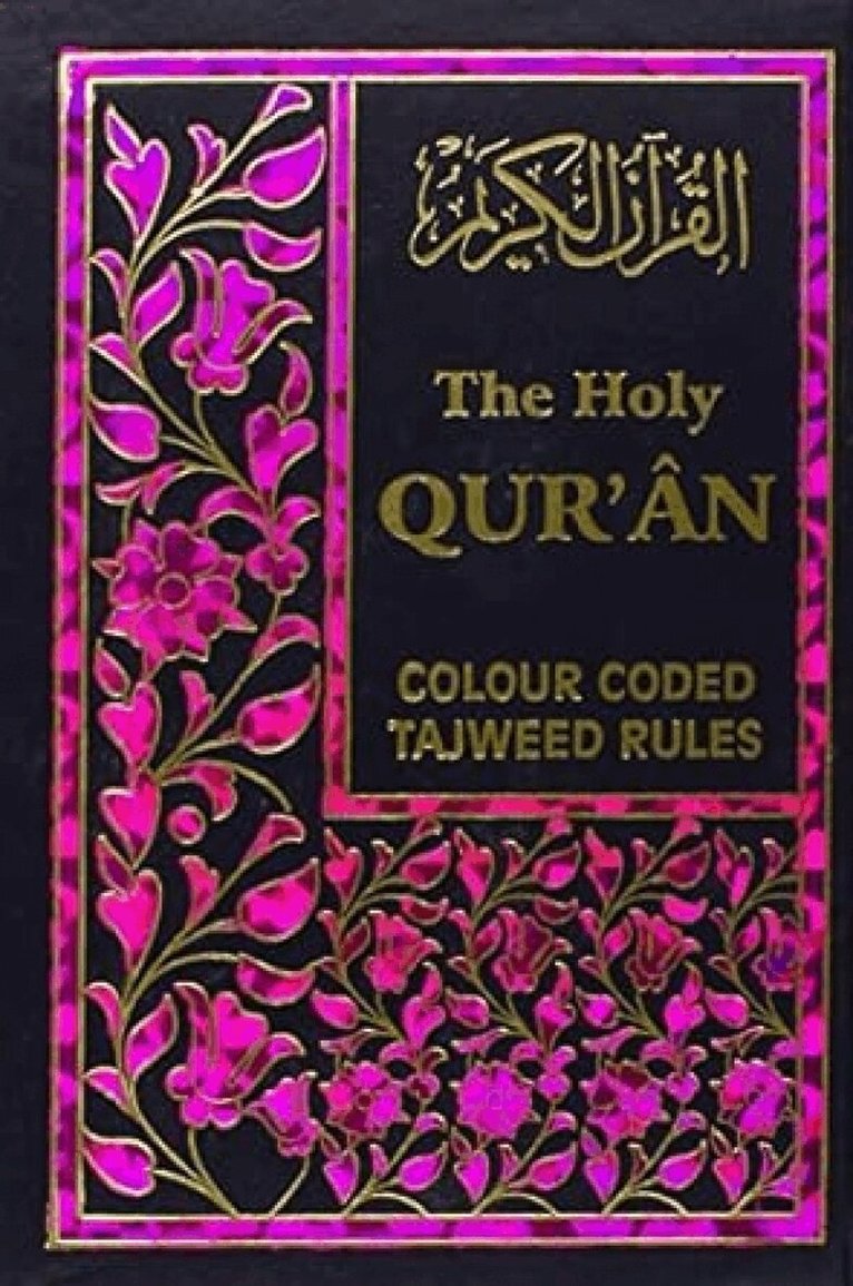 Islamic Book Services - Holy Quran with Colour Coded Tajweed Rules, Inbunden
