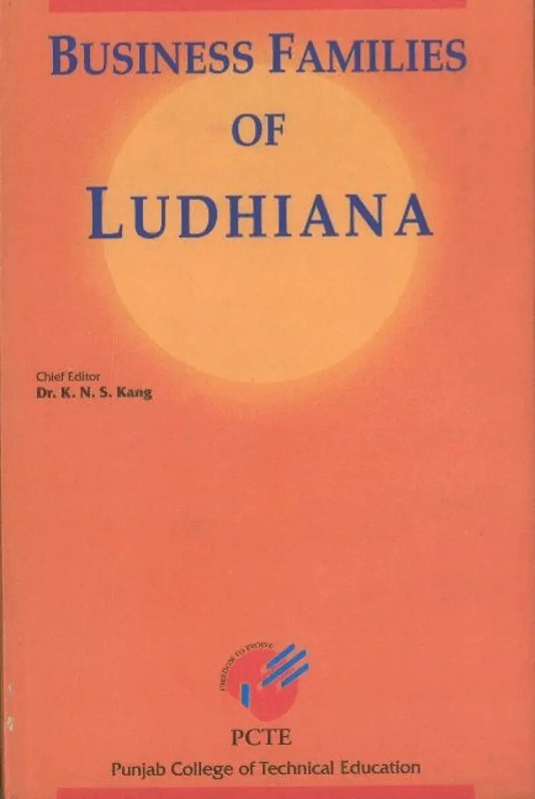 K N S Kang - Business Families of Ludhiana, Inbunden. Tillgänglighet: Lägg i varukorg