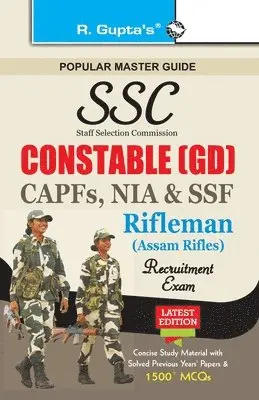 RPH Editorial Board - Sscconstable (Gd) in Itbpf/Cisf/Crpf/Bsf/SSB/Rifleman Exam Guide, Häftad. Tillgänglighet: Lägg i varukorg