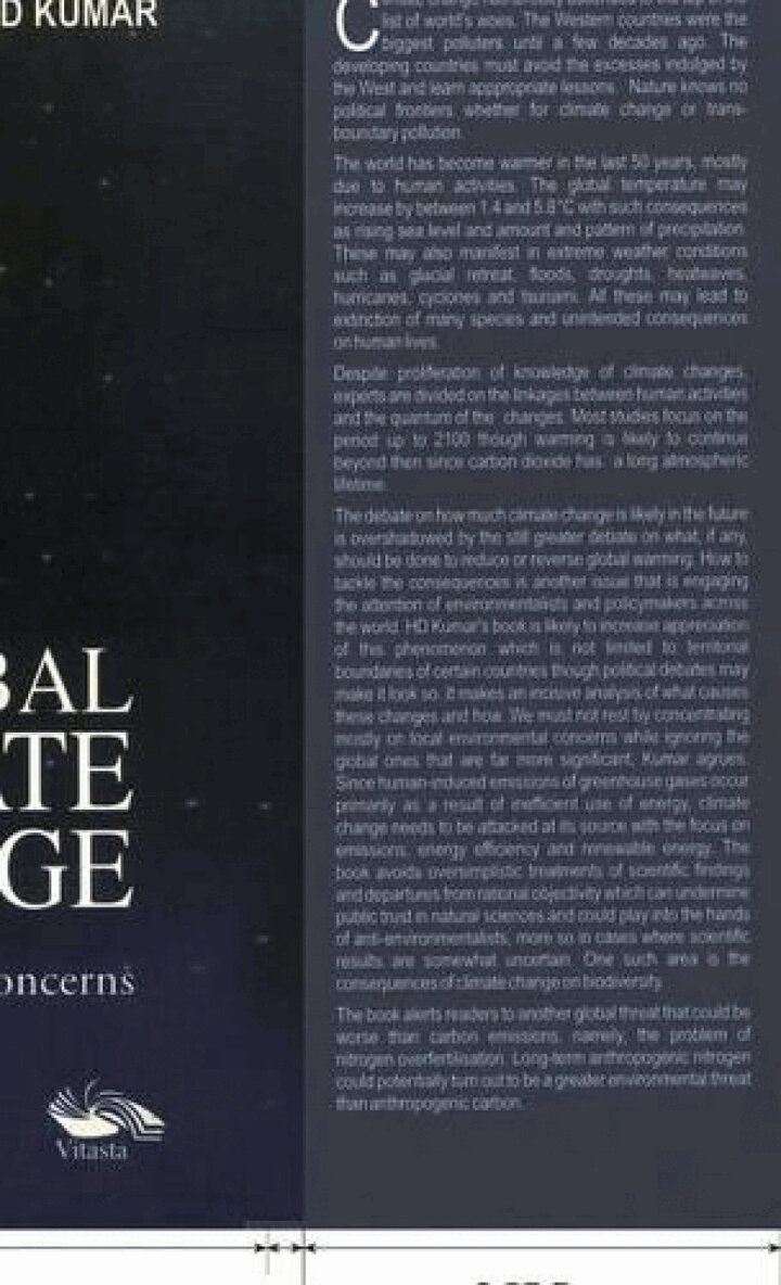 H. D. Kumar - Global Climate Change, Inbunden