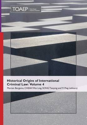 Morten Bergsmo Et Al - Historical Origins of International Criminal Law, Inbunden. Tillgänglighet: Lägg i varukorg